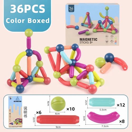 Magnetic Construction Set (36 Pcs)
